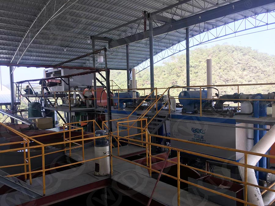 廣西梧州花崗岩尾礦處理整線工程解決方案