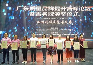 蜜桃AV在线免费播放榮獲“廣東省名牌產品”稱號